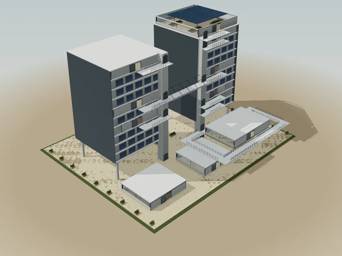 Overall arrangement of Aster Habitat