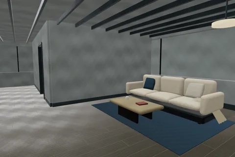 View inside One-bedroom A-301