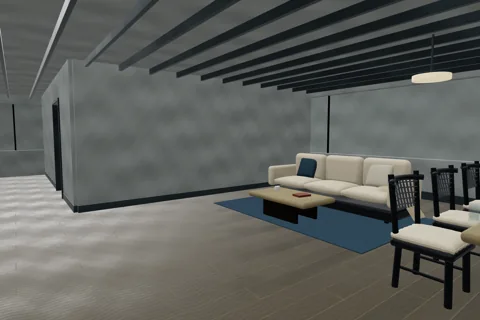 View inside Two-bedroom B-401