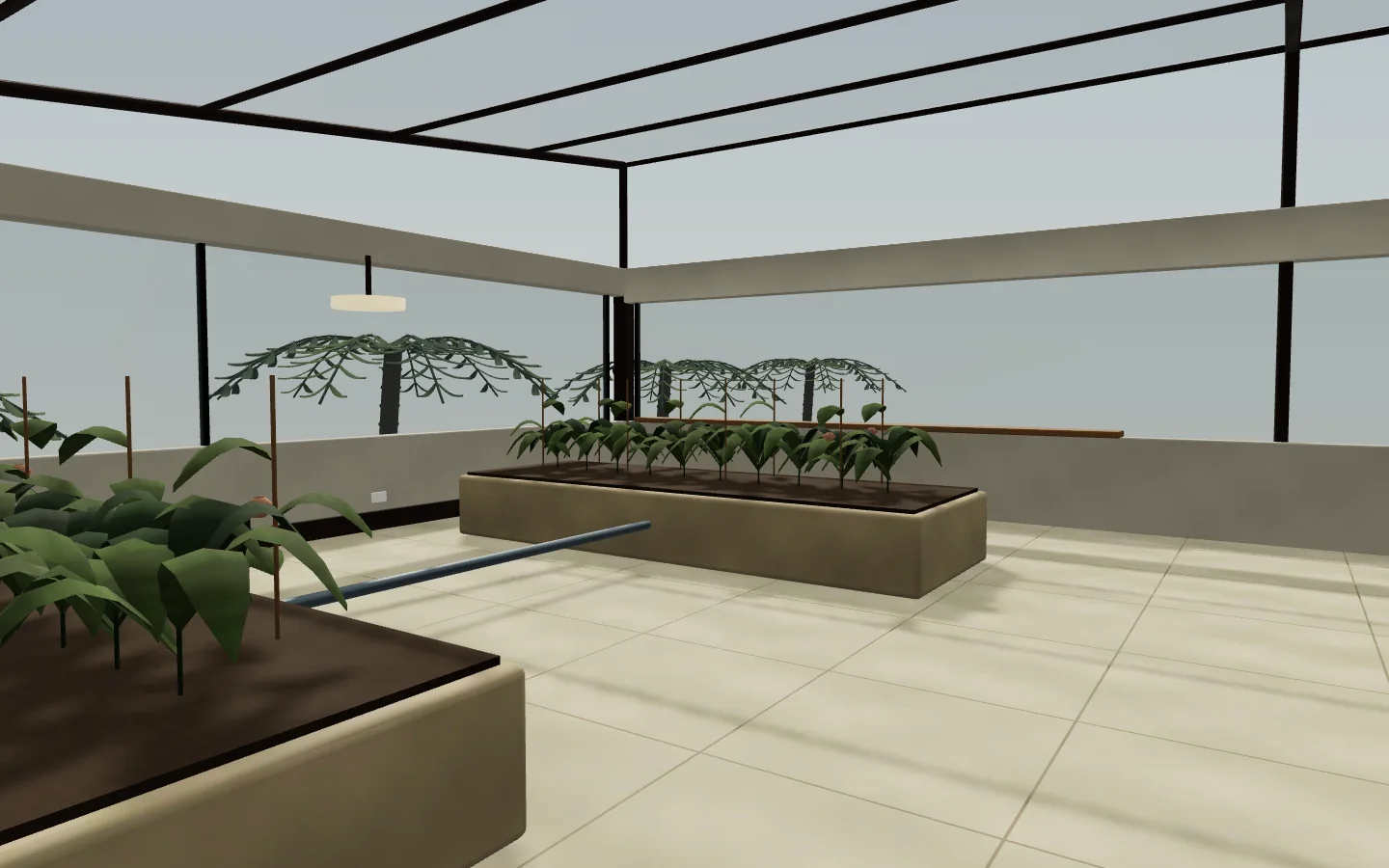 Canopy Commons — Living spaces connected to gardens.