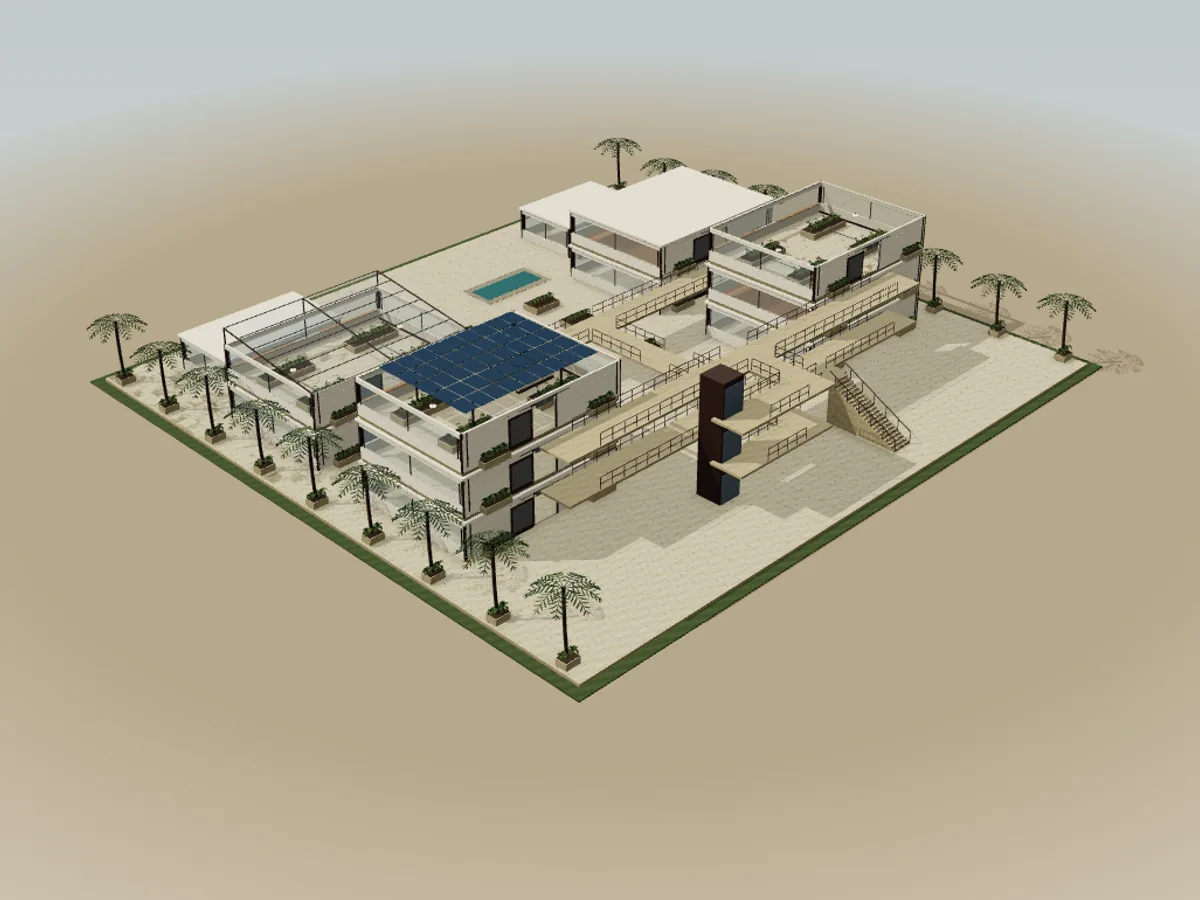Overall arrangement of Canopy Commons