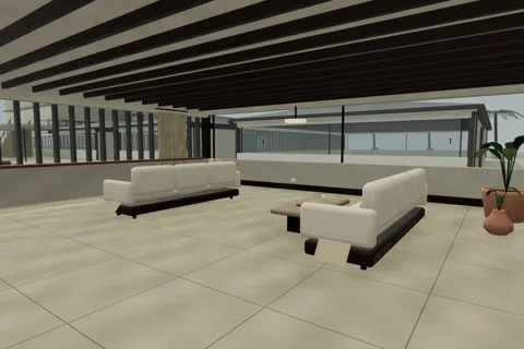 View inside Reception and lounge