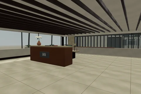 View inside Spa reception